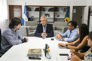 14 Julio Alak junto al ministro de Salud, Nicolás Kreplak, y Marcelo Iafolla en reunión de planificación del Plan Qunita.